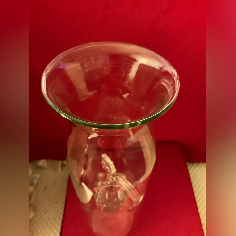 VINTAGE CLEAR GLASS DECANTER